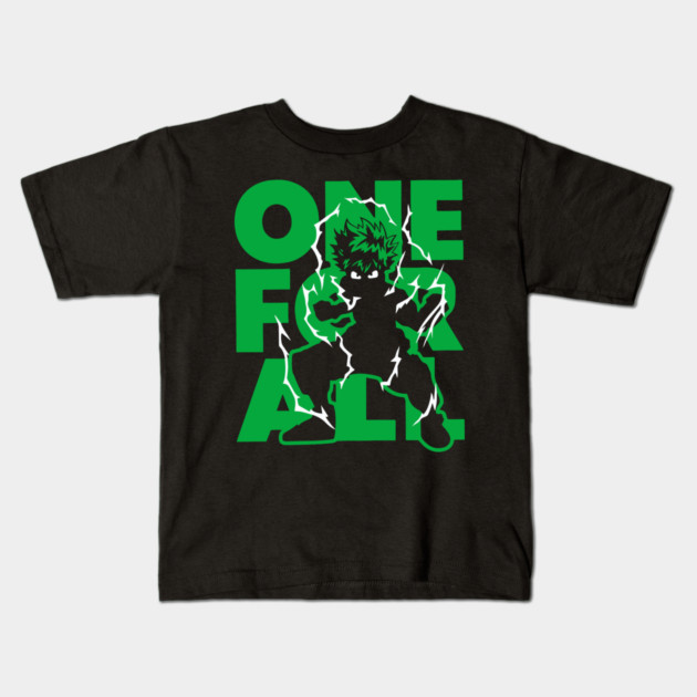 One For All Deku - My Hero Academia Kids T-Shirt by Otaku Vibes