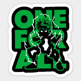 One For All Deku - My Hero Academia Sticker