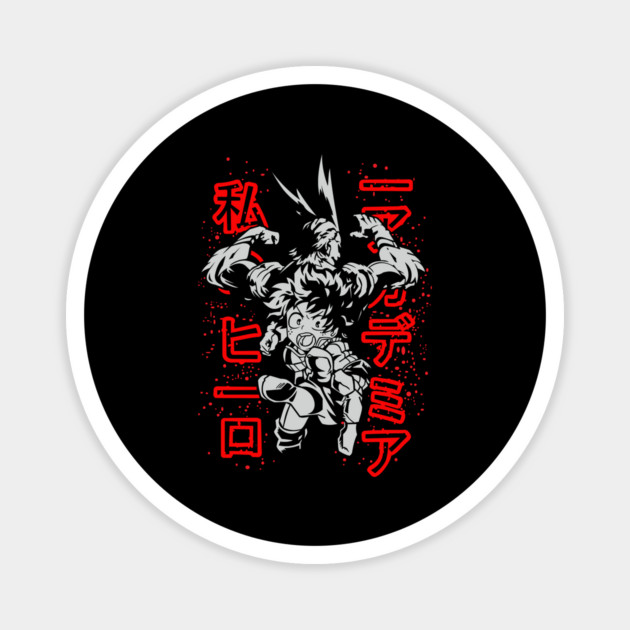 Midoriya and All Might - My Hero Academia Magnet by Otaku Vibes