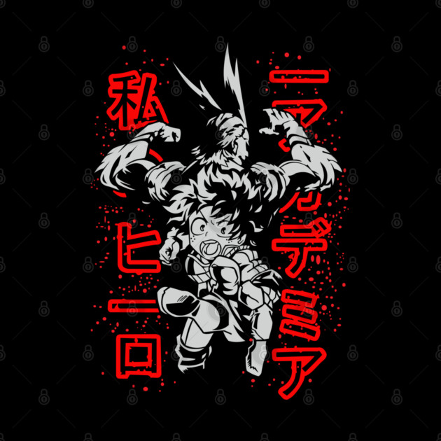 Midoriya and All Might - My Hero Academia by Otaku Vibes