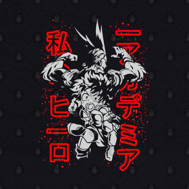 Midoriya and All Might - My Hero Academia by Otaku Vibes