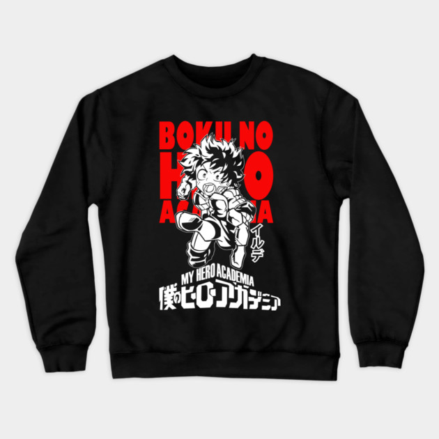 My Hero Academia: Midoriya’s Path to Number One Crewneck Sweatshirt by Otaku Vibes