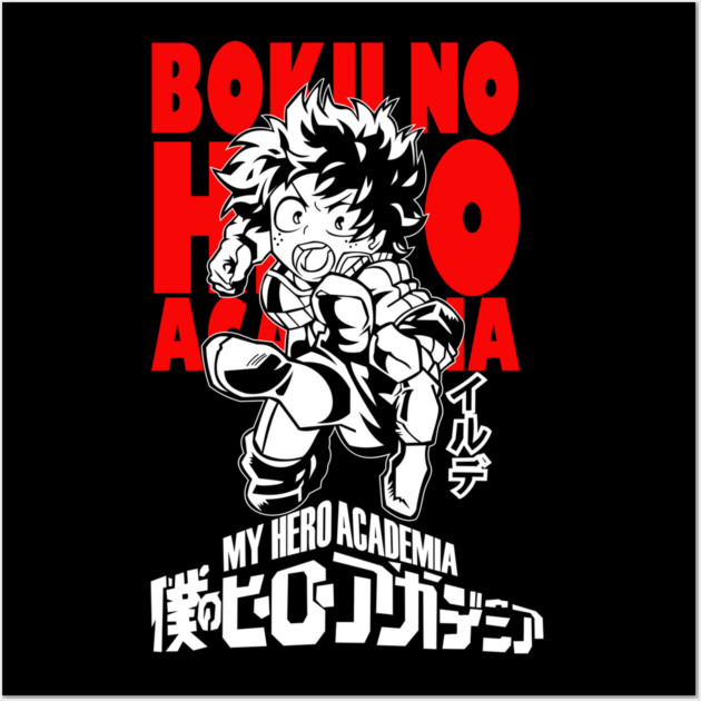 My Hero Academia: Midoriya’s Path to Number One Wall Art by Otaku Vibes