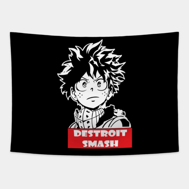 Izuku Midoriya – The Next Symbol of Peace Tapestry by Otaku Vibes