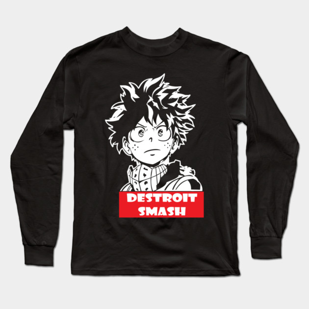 Izuku Midoriya – The Next Symbol of Peace Long Sleeve T-Shirt by Otaku Vibes