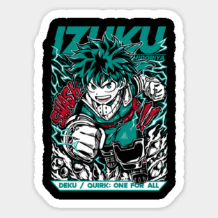 My Hero Academia: Midoriya’s Heroic Evolution Sticker