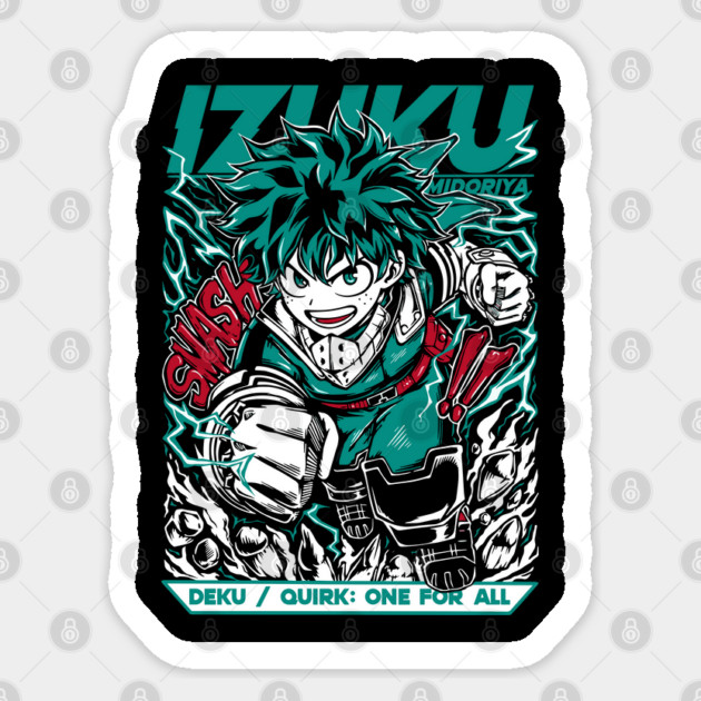 My Hero Academia: Midoriya’s Heroic Evolution Sticker by Otaku Vibes