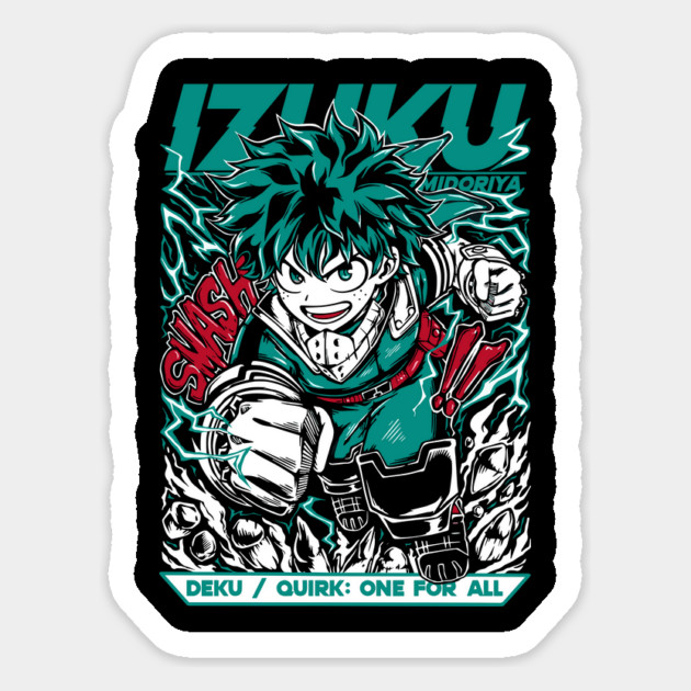 My Hero Academia: Midoriya’s Heroic Evolution Magnet by Otaku Vibes
