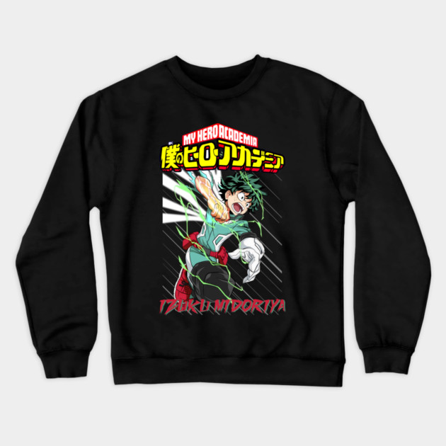 Midoriya – The Young Hero of UA High Crewneck Sweatshirt by Otaku Vibes
