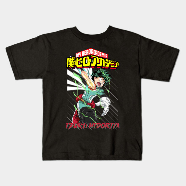 Midoriya – The Young Hero of UA High Kids T-Shirt by Otaku Vibes