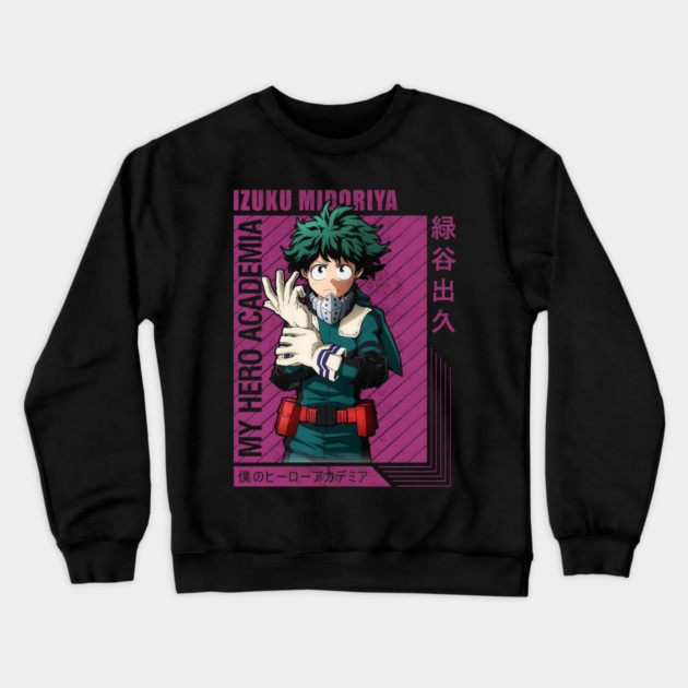 My Hero Academia: Midoriya’s Journey to Greatness Crewneck Sweatshirt by Otaku Vibes