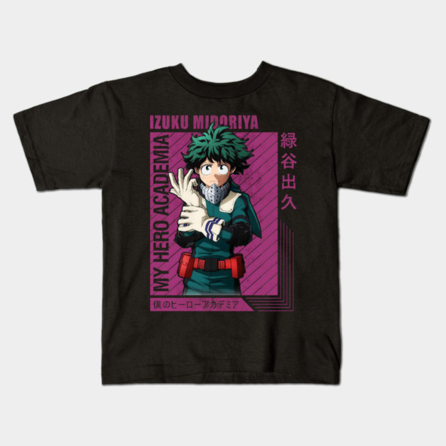 My Hero Academia: Midoriya’s Journey to Greatness Kids T-Shirt by Otaku Vibes