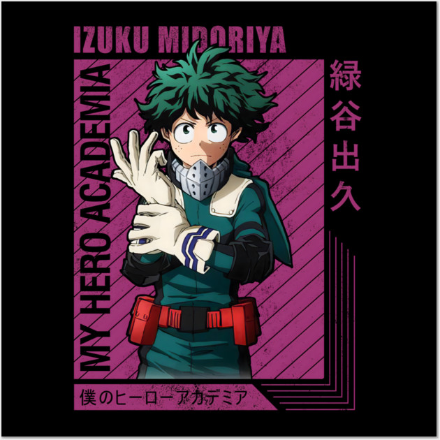 My Hero Academia: Midoriya’s Journey to Greatness Wall Art by Otaku Vibes