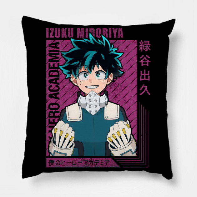 Izuku Midoriya – The Boy Who Became a Hero Pillow by Otaku Vibes