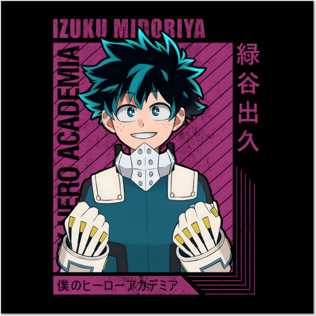 Izuku Midoriya – The Boy Who Became a Hero Wall Art by Otaku Vibes