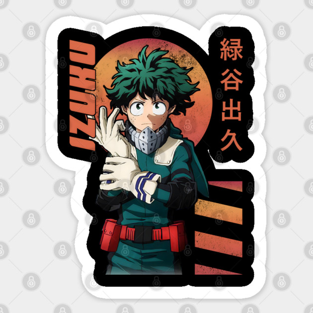 My Hero Academia: Midoriya, The Ultimate Successor Sticker by Otaku Vibes