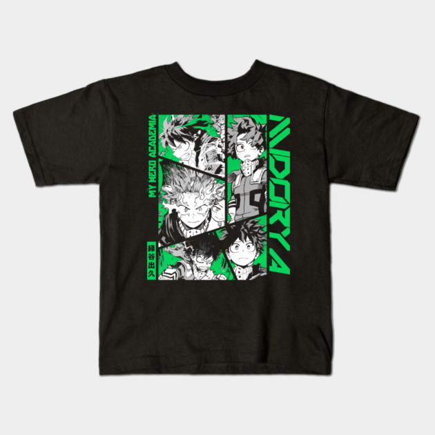Midoriya – The Rising Star of My Hero Academia Kids T-Shirt by Otaku Vibes