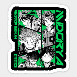 Midoriya – The Rising Star of My Hero Academia Sticker