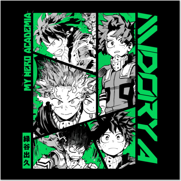 Midoriya – The Rising Star of My Hero Academia Wall Art by Otaku Vibes