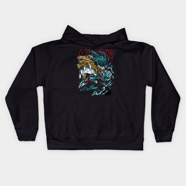 My Hero Academia: Midoriya’s One for All Power Kids Hoodie by Otaku Vibes