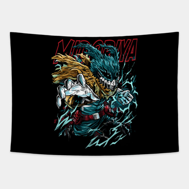 My Hero Academia: Midoriya’s One for All Power Tapestry by Otaku Vibes