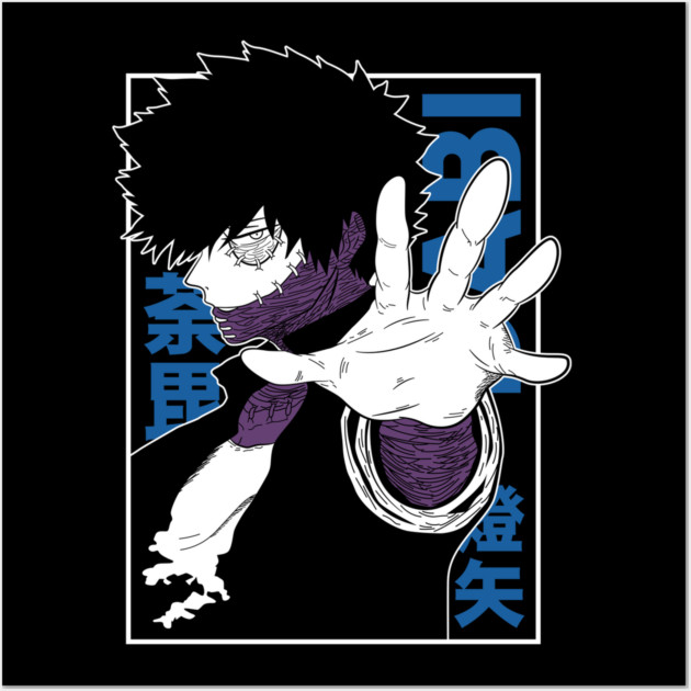 Dabi | MHA The Villain Wall Art by Otaku Vibes