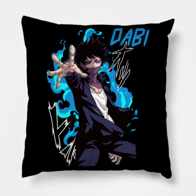 Dabi | My Hero Academia Blue Flame Pillow by Otaku Vibes