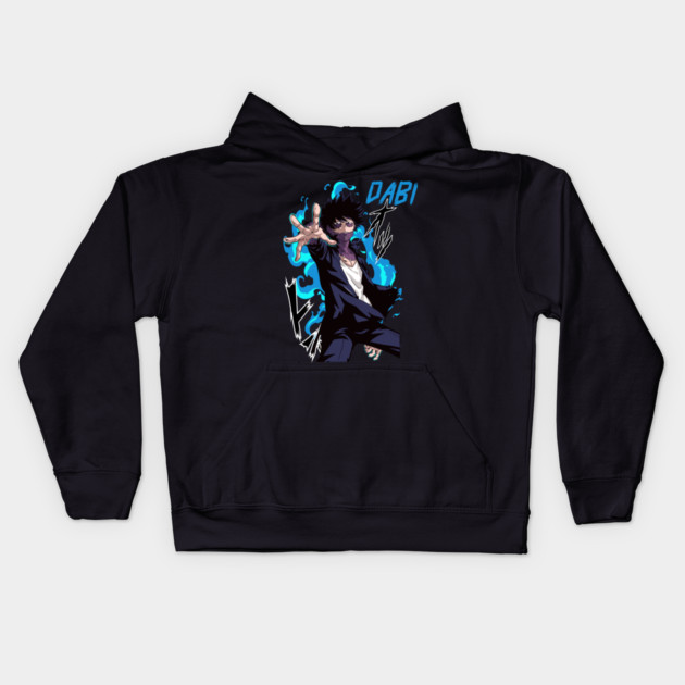 Dabi | My Hero Academia Blue Flame Kids Hoodie by Otaku Vibes
