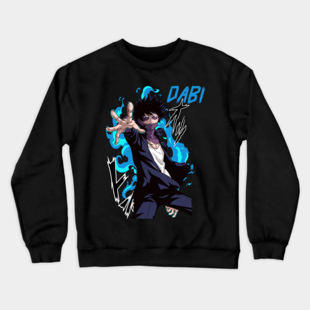 Dabi | My Hero Academia Blue Flame Crewneck Sweatshirt by Otaku Vibes