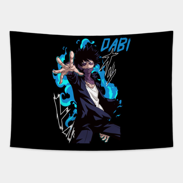 Dabi | My Hero Academia Blue Flame Tapestry by Otaku Vibes