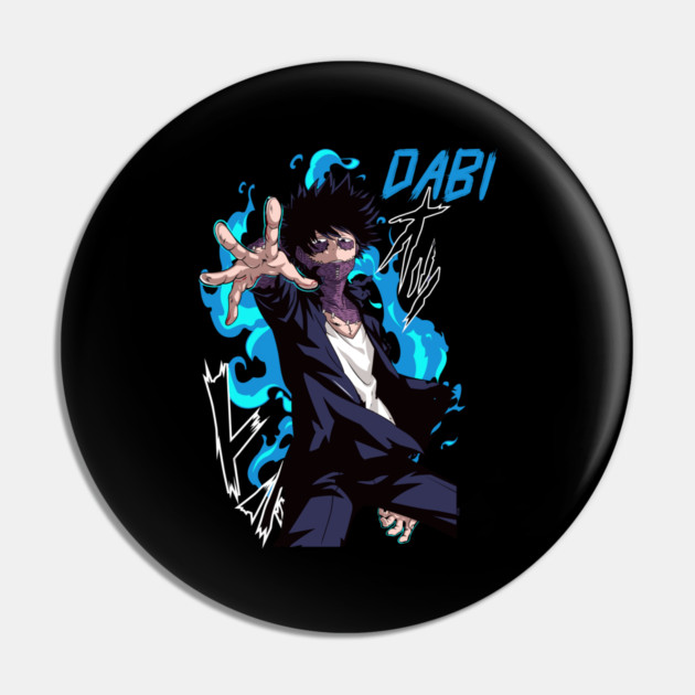 Dabi | My Hero Academia Blue Flame Pin by Otaku Vibes