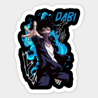Dabi | My Hero Academia Blue Flame Sticker