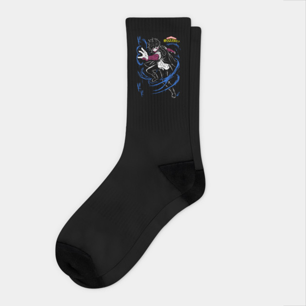 Dabi | My Hero Academia Blue Flames Socks by Otaku Vibes