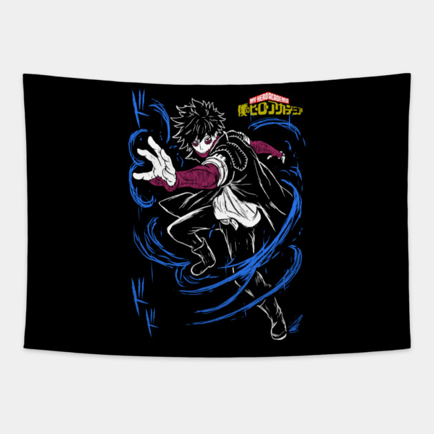 Dabi | My Hero Academia Blue Flames Tapestry by Otaku Vibes