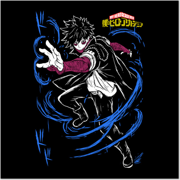 Dabi | My Hero Academia Blue Flames Wall Art by Otaku Vibes