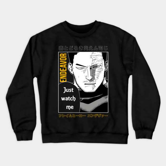 My Hero Academia - Endeavor Crewneck Sweatshirt by Otaku Vibes