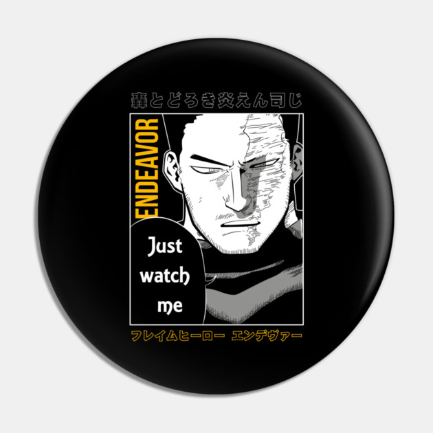 My Hero Academia - Endeavor Pin by Otaku Vibes