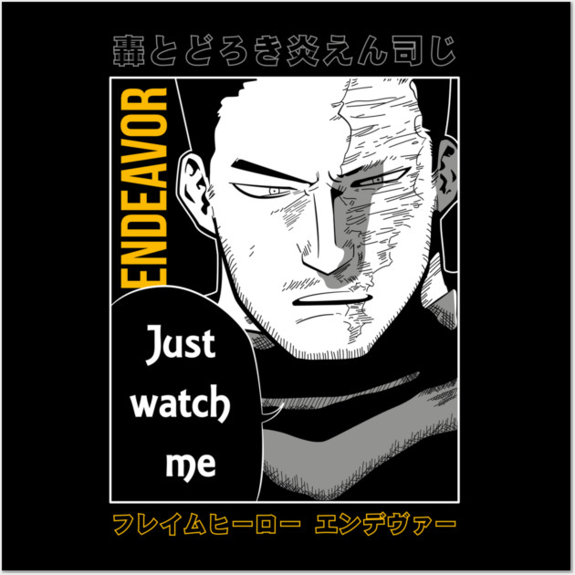 My Hero Academia - Endeavor Wall Art by Otaku Vibes