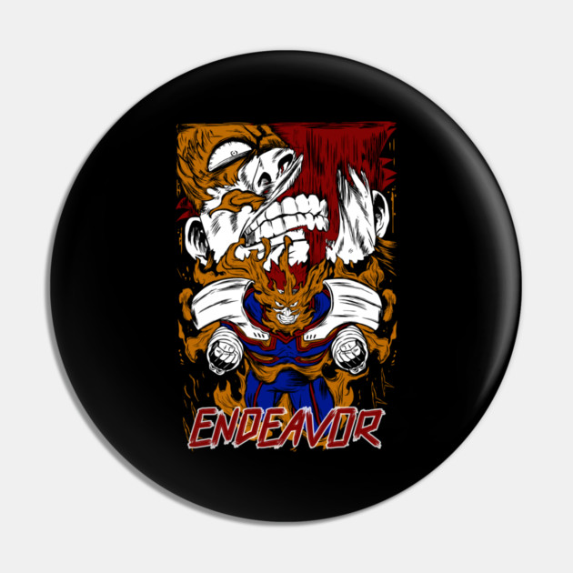 Endeavor Rage - My Hero Academia Pin by Otaku Vibes