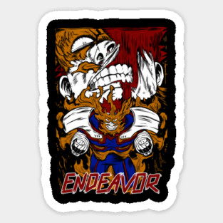 Endeavor Rage - My Hero Academia Magnet