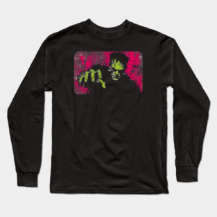 Neon Frankenstein – The Monster’s Having a Midlife Crisis Long Sleeve T-Shirt