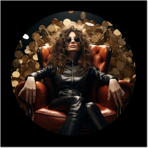 Suzie Stealth Wall Art by THE CRYPTO PONZI SCHEME AVENGER