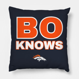 Bo Nix Bo Knows Denver Broncos Pillow