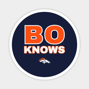 Bo Nix Bo Knows Denver Broncos Magnet