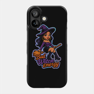“Bad Witch Energy” – Y2K Bratz Chola Witch T-Shirt Phone Case