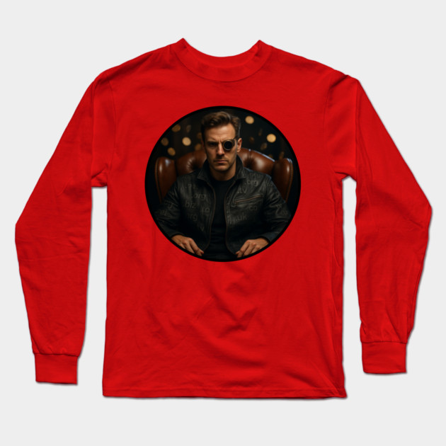 The Terminator – The Domain Destroyer Long Sleeve T-Shirt by THE CRYPTO PONZI SCHEME AVENGER