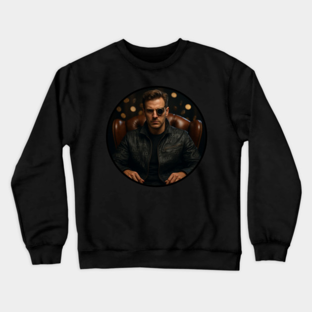 The Terminator – The Domain Destroyer Crewneck Sweatshirt by THE CRYPTO PONZI SCHEME AVENGER
