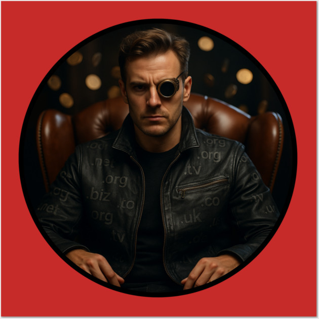 The Terminator – The Domain Destroyer Wall Art by THE CRYPTO PONZI SCHEME AVENGER