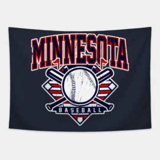 Vintage Minnesota Baseball Tapestry