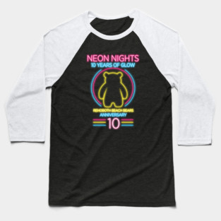 Neon Nights: 10 Years A Glow Baseball T-Shirt